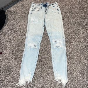 Acid wash jeans, never worn.